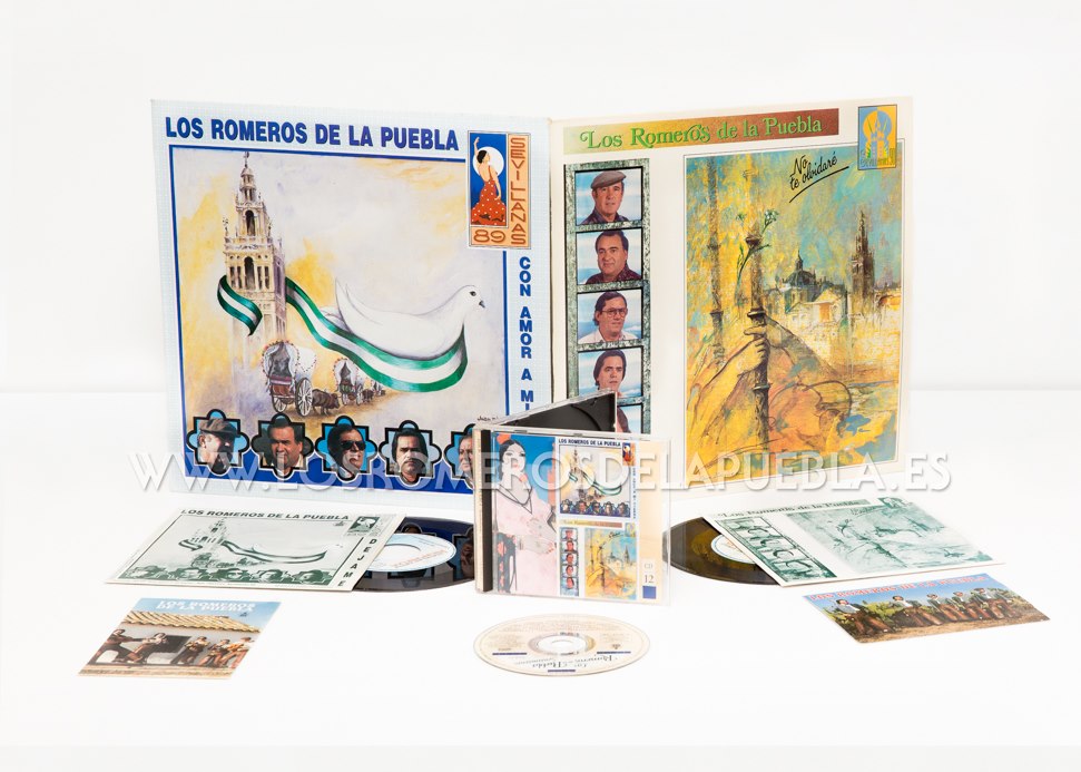 Los discos Con amor a mi tierra 1989 y No te olvidaré 1990.