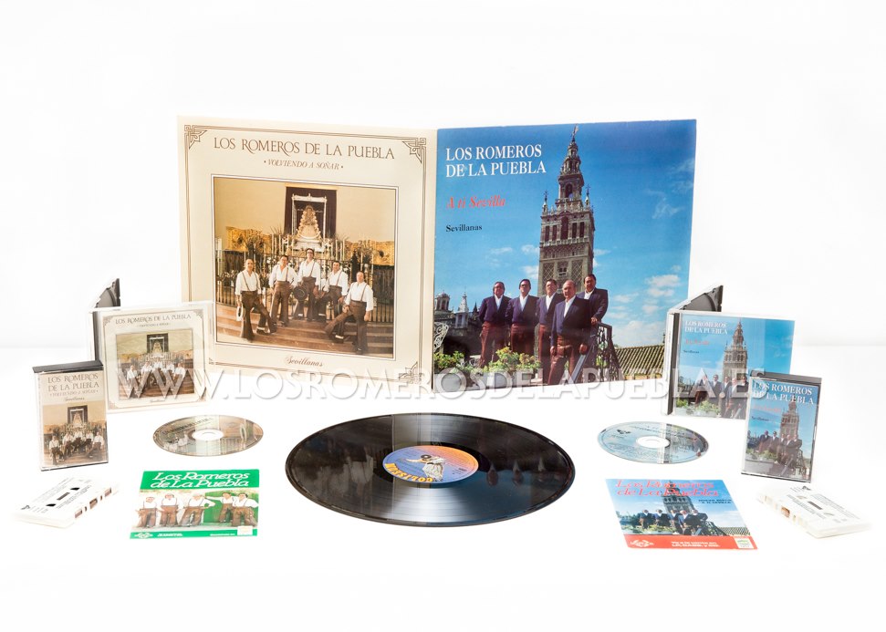 Los discos Volviendo a soñar 1993 y A ti Sevilla 1994