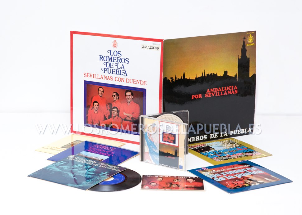 Los discos de Sevillanas con Duende y Andalucía por sevillanas.