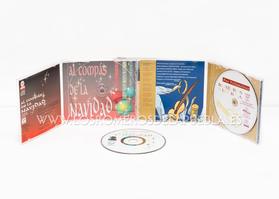 Las obras navideñas de Los Romeros de la Puebla, Al compás de la Navidad 1998 y Por Villancicos 2004.