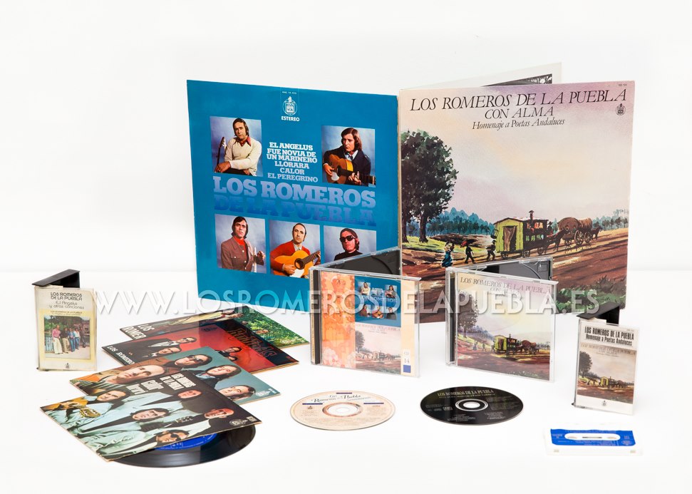 Los LP de Canciones 1973 y Con Alma, homenaje a Poetas Andaluces 1983